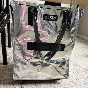 Silver Reflective Tote Bag